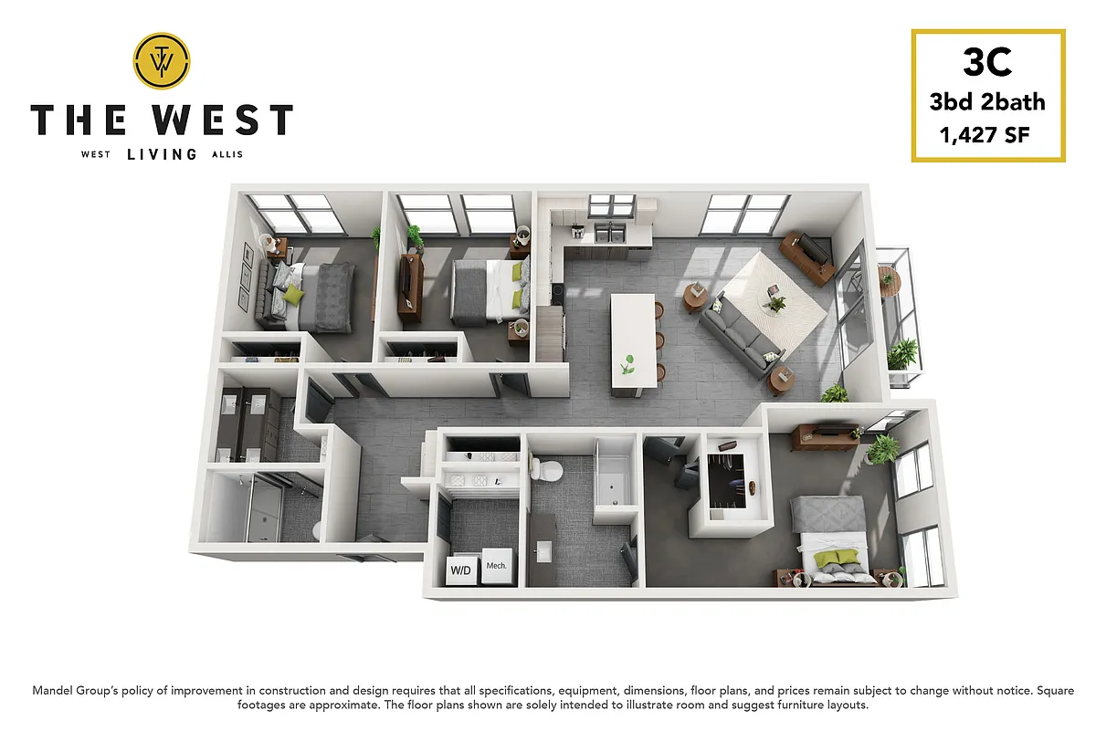 Floor plan 3C