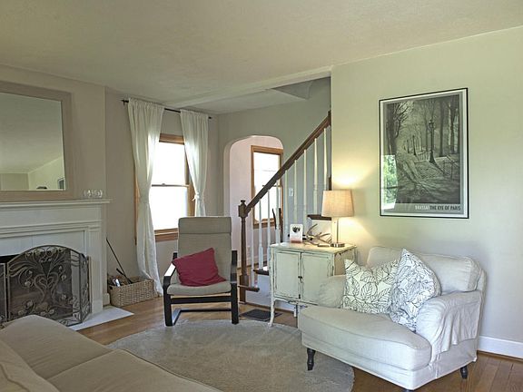 View of Living room from the front door