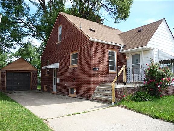 side of house and garage