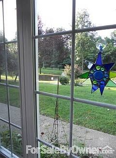 View from Sunroom : View of pond from Sunroom