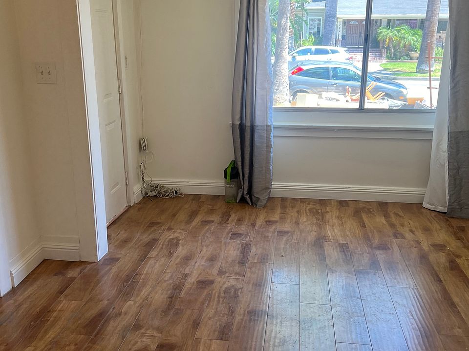 Living room with wood floor