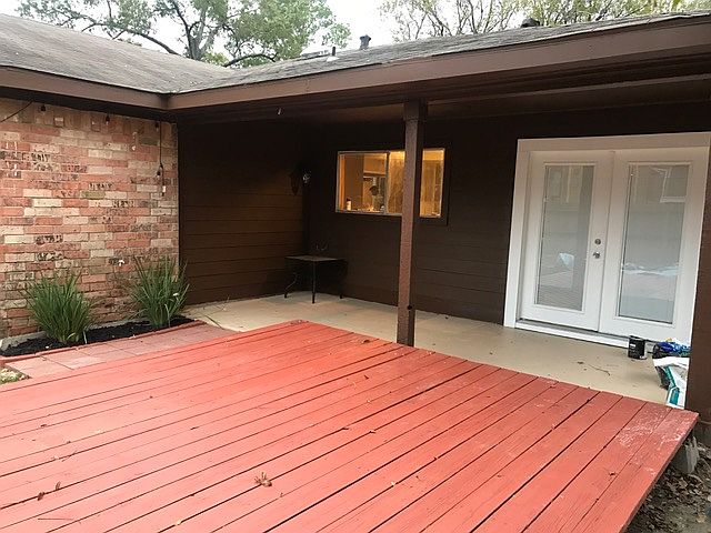 back deck and covered patio