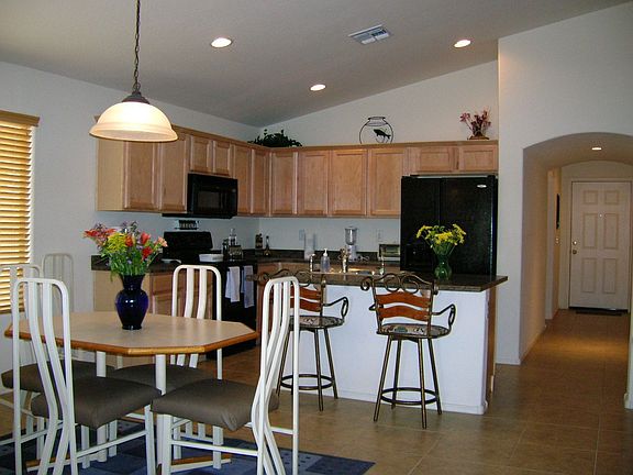 Spacious kitchen and family room