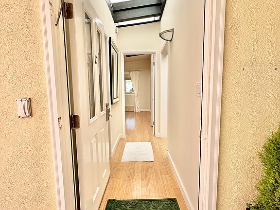 Front door hall and bedroom