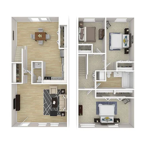 Floor plan C2 Townhome