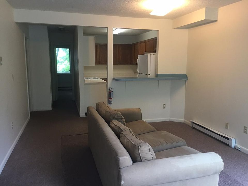 looking into living room and kitchen