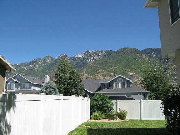 Back yard view facing east