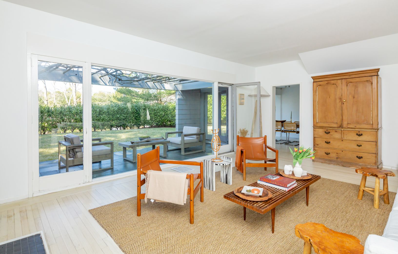  Living Room opens to blue-stone patio and Dining Room.