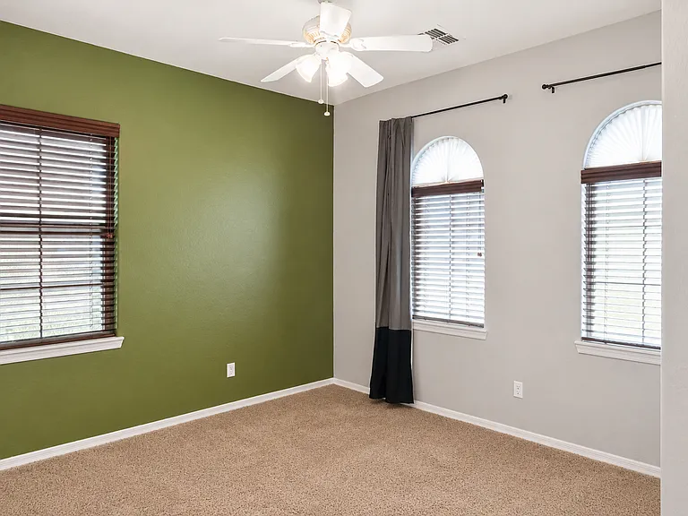 Bedroom Green Accent Wall