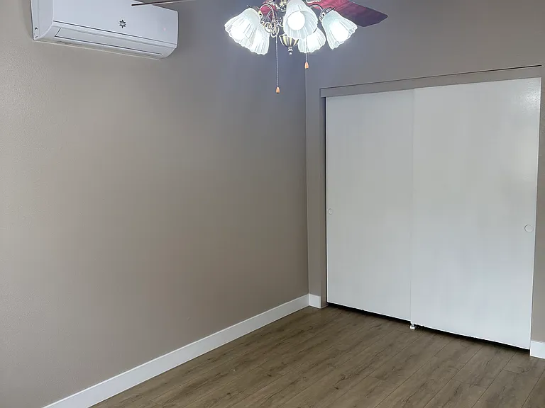Bedroom #3 with heating and air conditioning unit