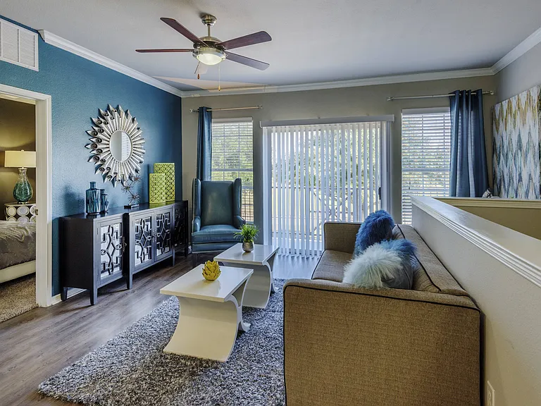 Spacious Living Room with Oversized Windows