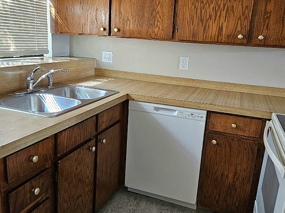 Kitchen with new sink and faucet
