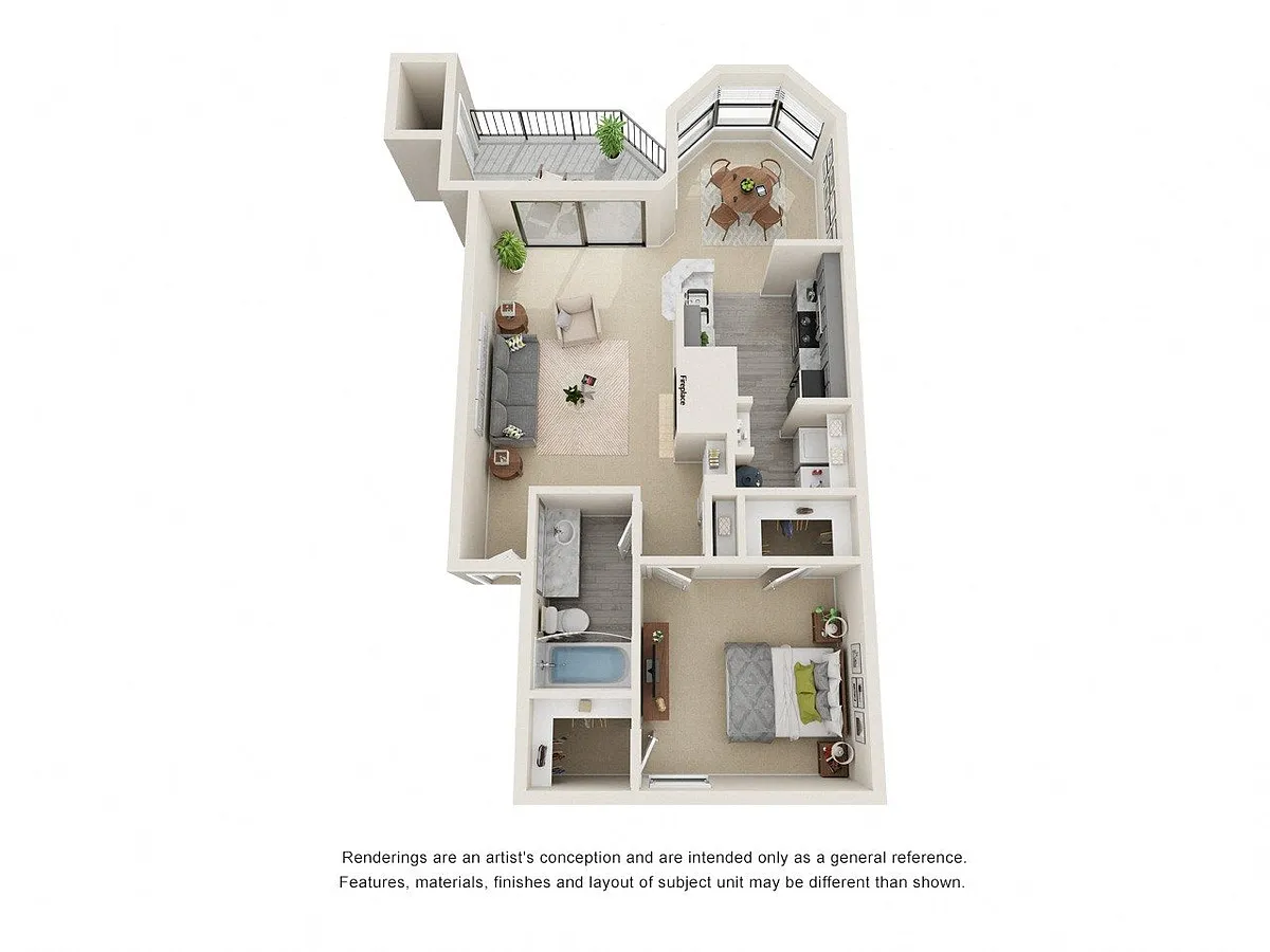 Floor plan A4 - Renovated
