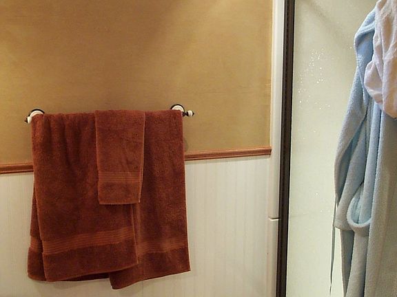 shower in new bathroom