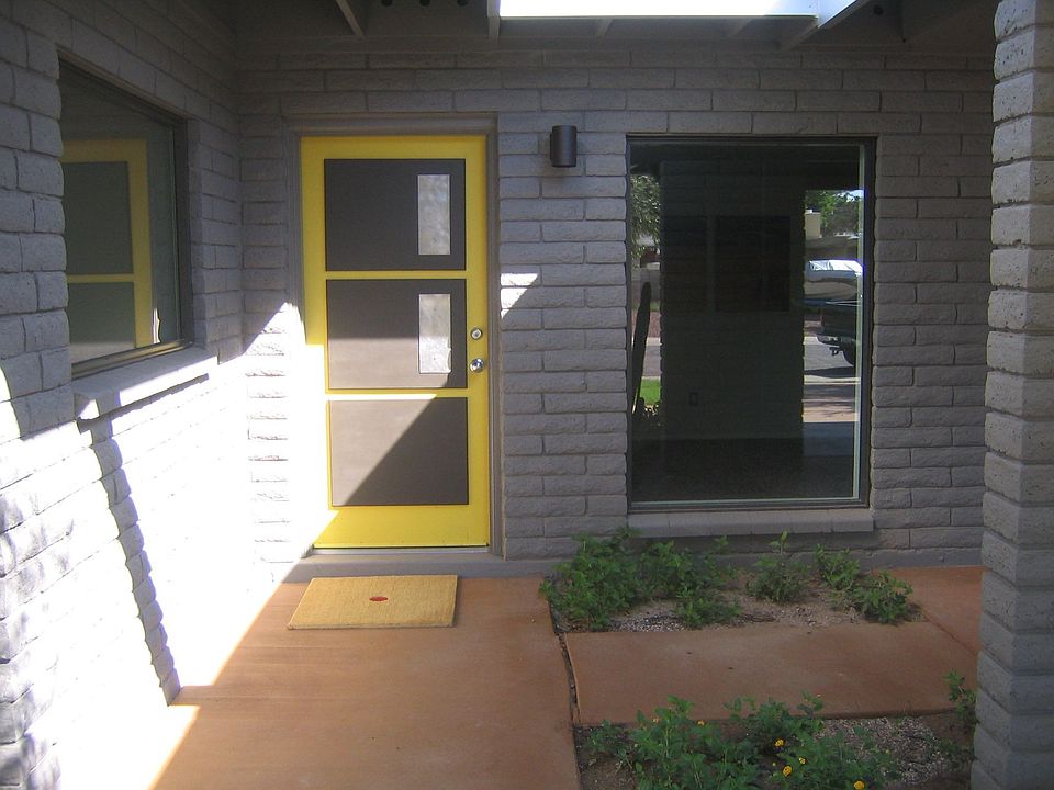 front entry. custom front door.