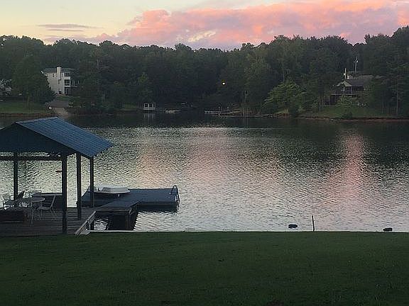 Sunset in the summer