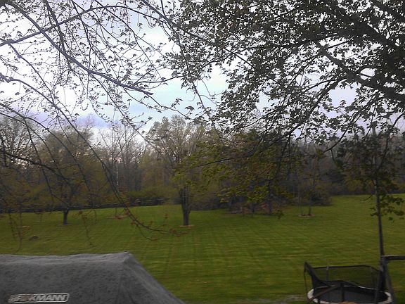 Back yard view from deck