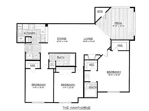 Floor plan The Hawthorne