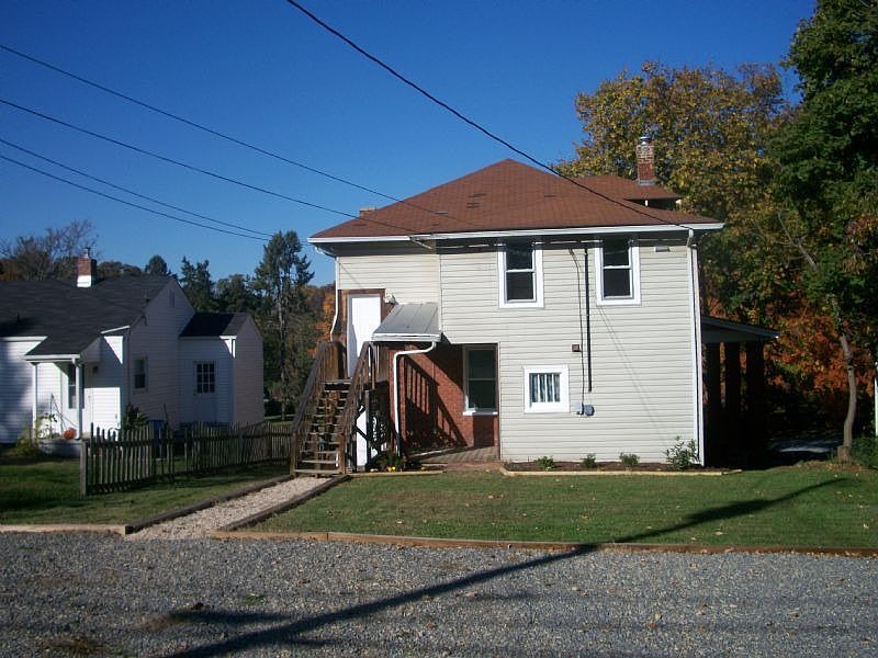 Rear view of house
