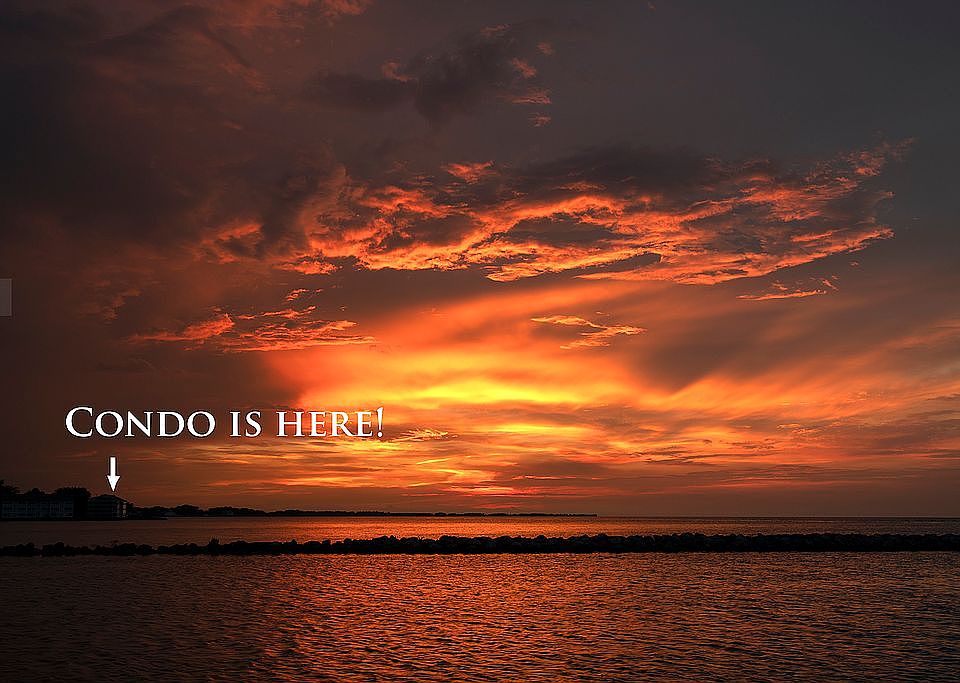 Waterfront Condo Sunset