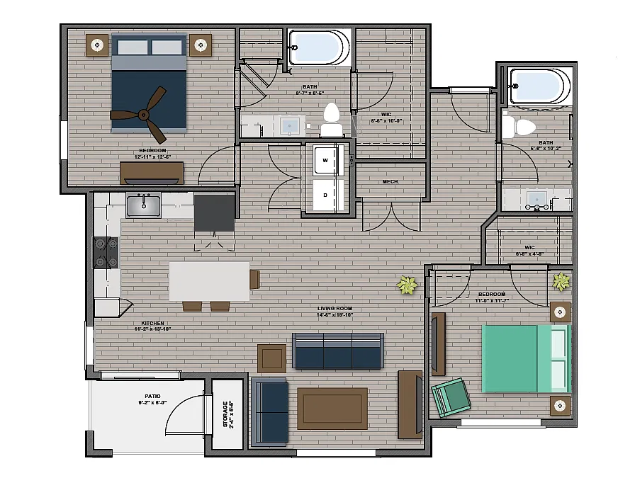 Floor plan Morgan