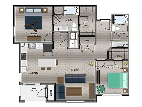 Floor plan Morgan