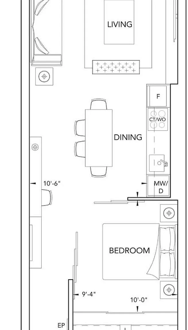 1 bed, $2,380 — Photo 3