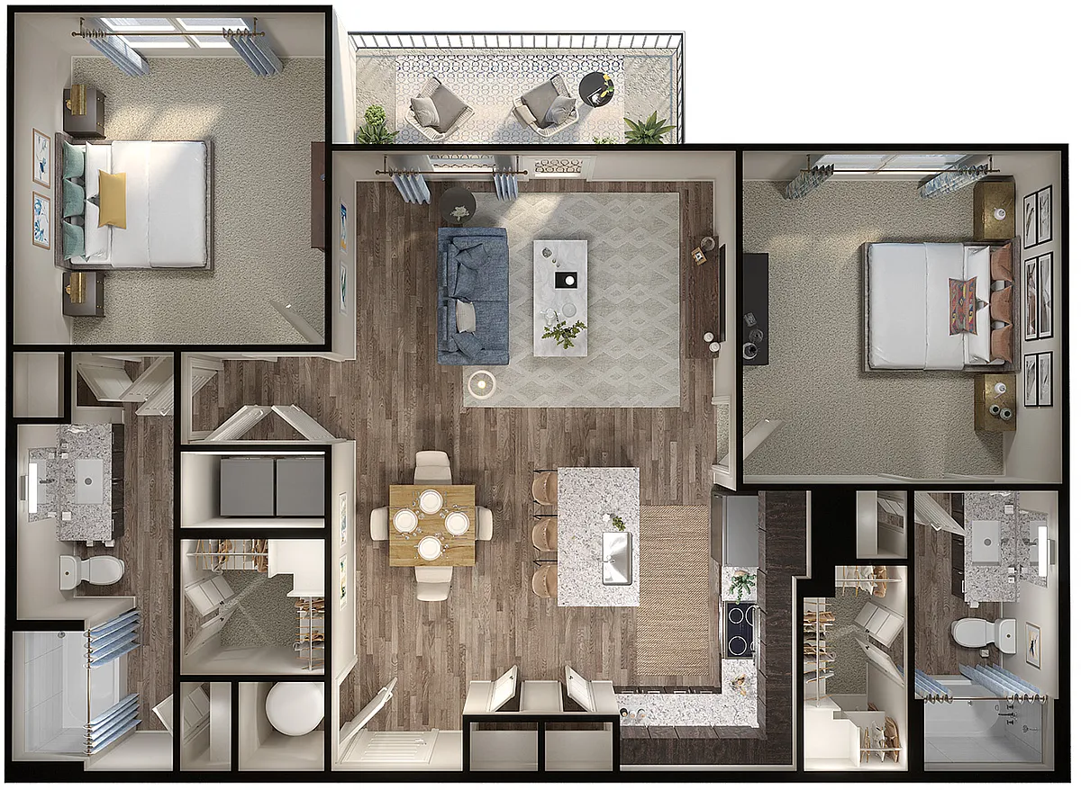 Floor plan B3
