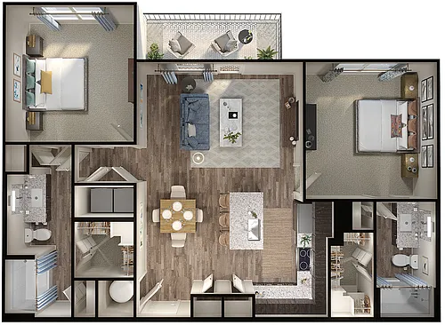 Floor plan B3