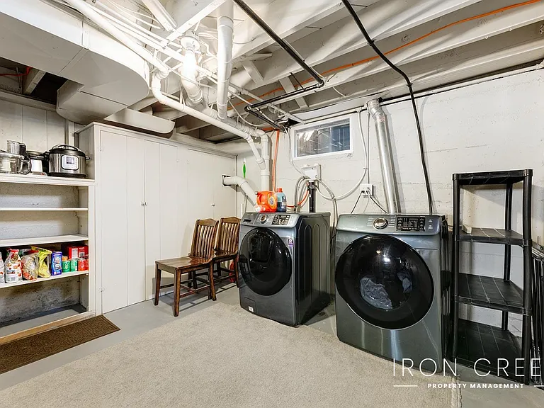 Basement Laundry Area