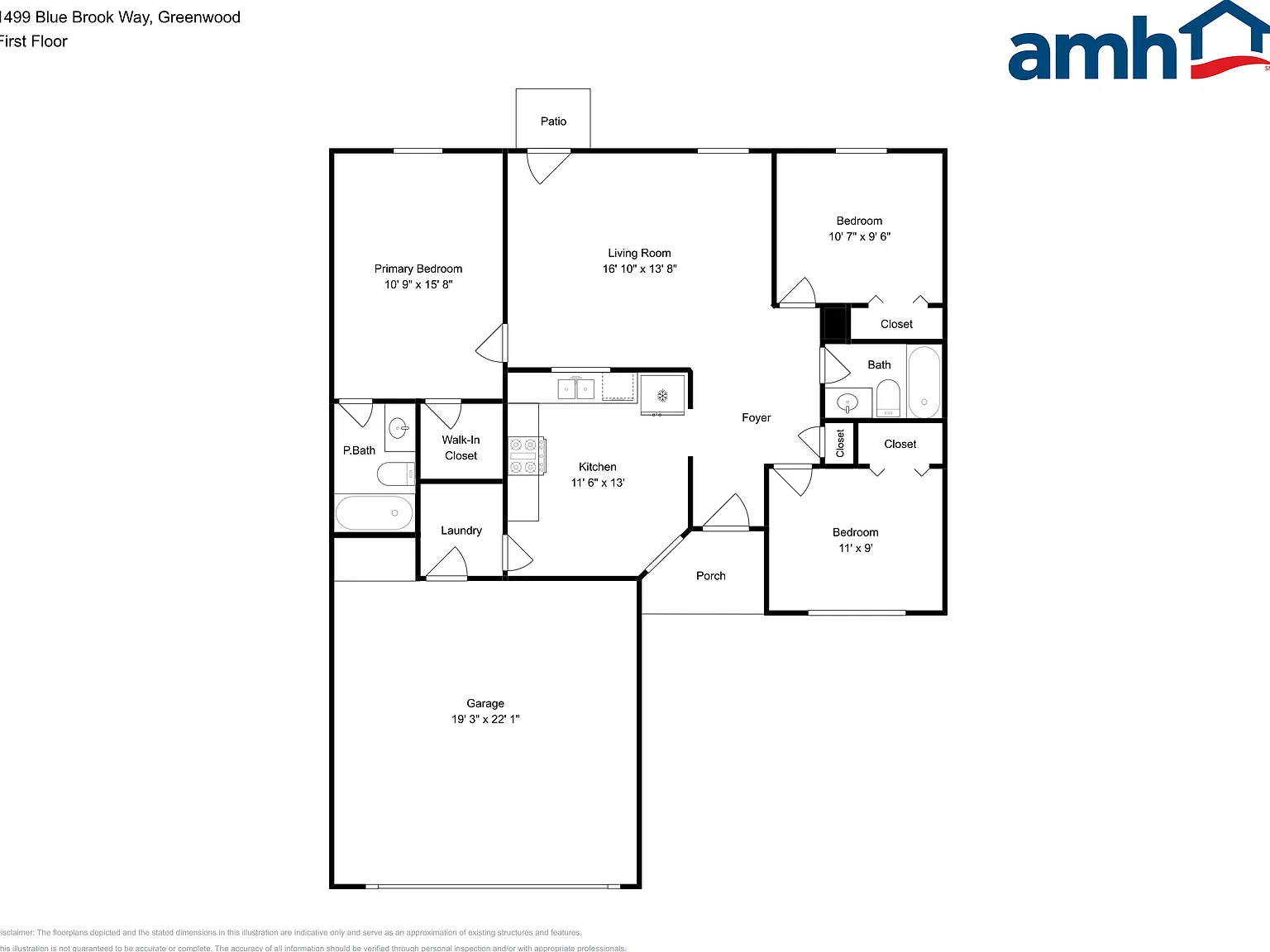 3 bed, 2.0 bath, 1102 sqft, $1,680 — Photo 2