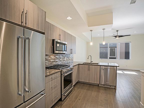 Kitchen and living room