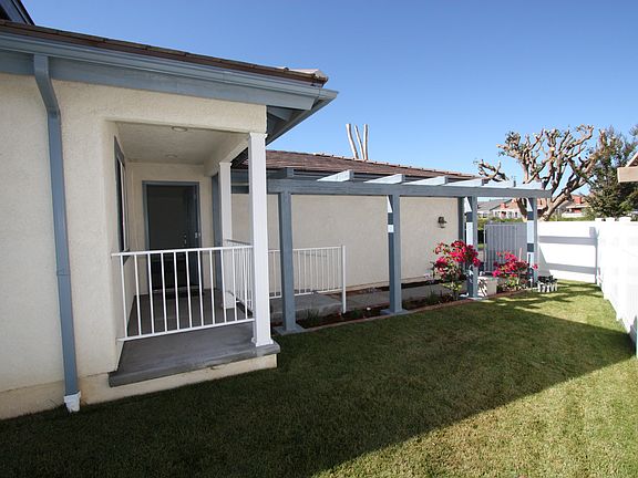 Landscaped front yard