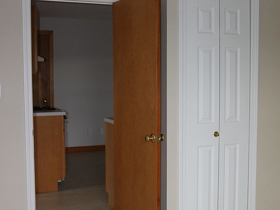 Bedroom, looking into kitchen