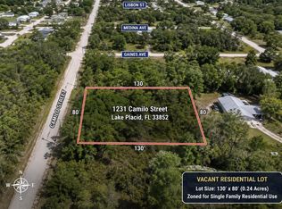 1231 Camilo St LOT 16, Lake Placid, FL 33852