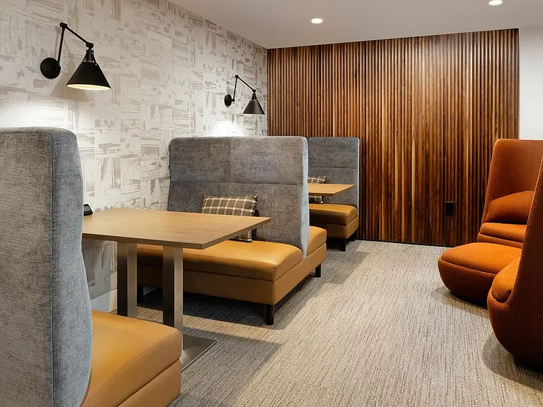Resident lounge with co-working space