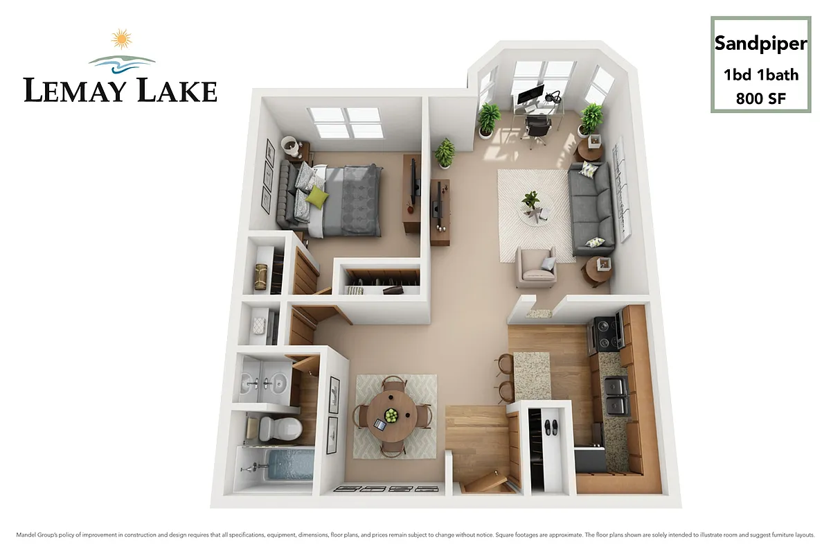 Floor plan Sandpiper