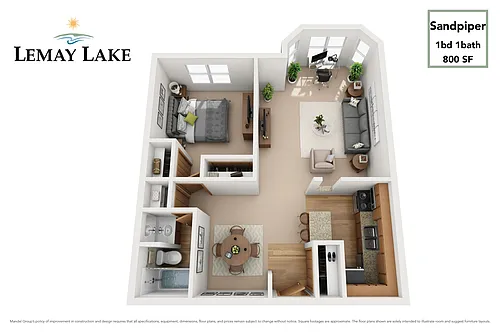 Floor plan Sandpiper