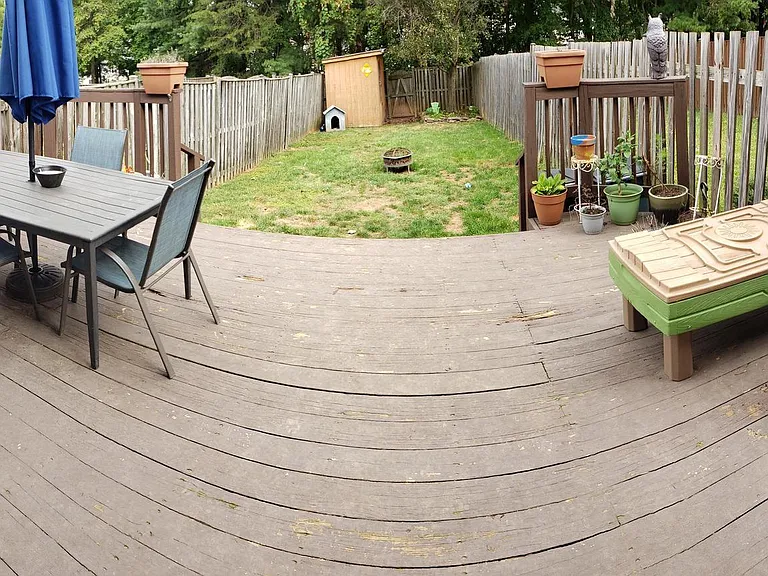 Deck from Dining room