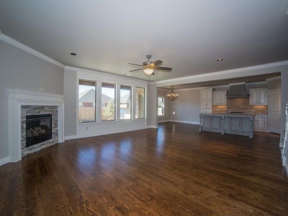 Open Living and Kitchen area
