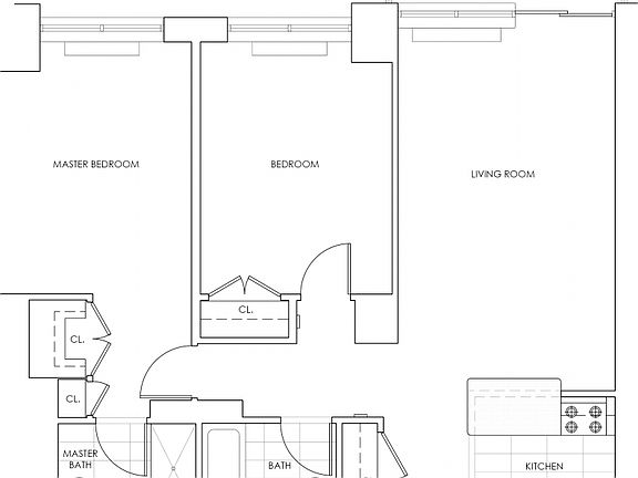 2nd image of 235 W 48th St APT 26G