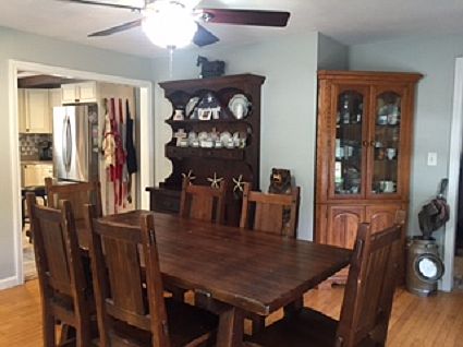 Dining Room w/ bow window