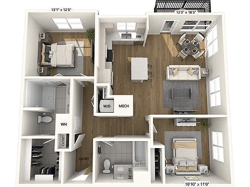 Floor plan B1-Upgrade Collection