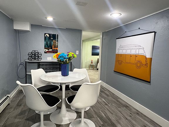 Can be uses as a dining area or office space.