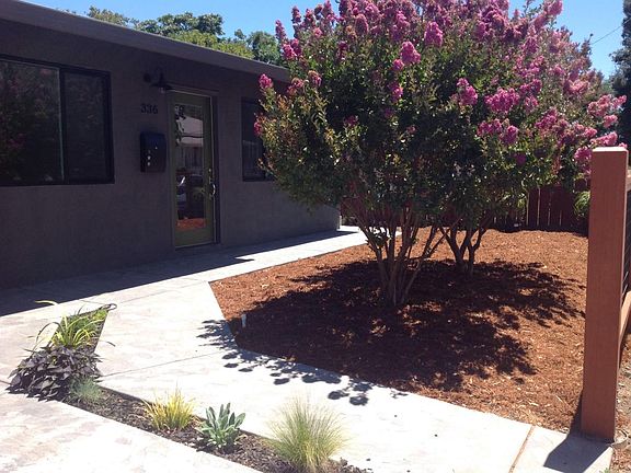 walk to front door from private driveway