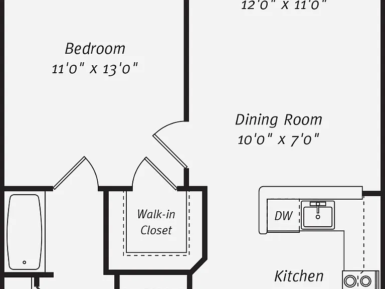 Rutherford Station - A1BR - 1 Beds - 1 Baths - 755 Sq. ft.