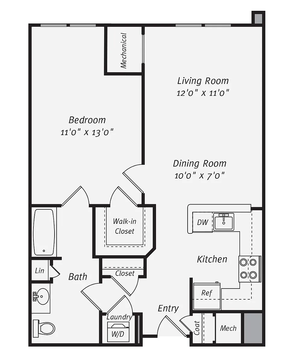 Floor plan A1BR