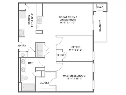 Floor plan Pebble Beach