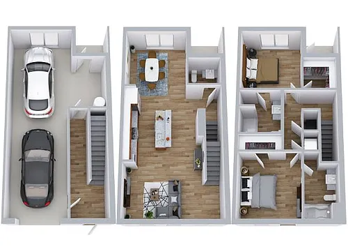 Floor plan Townhome C1