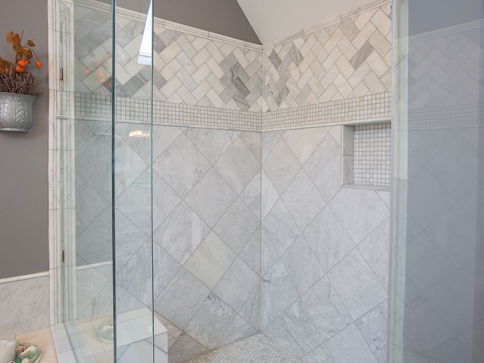 Brand New Marble Shower!